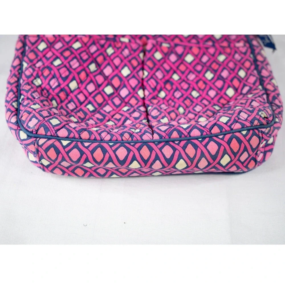 Vera Bradley Crossbody Bag Womens Katalina Pink Diamonds Hipster Mail Bag retire